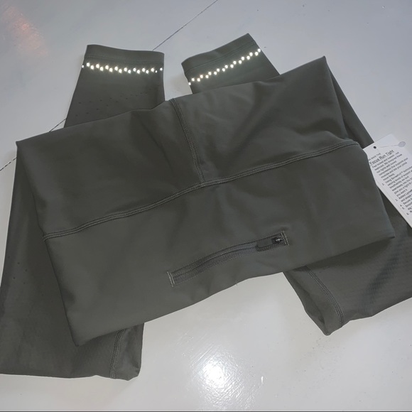 NWT In Focus Run Tight (Zoned In) Sz 10 Olive Grn - Picture 3 of 4